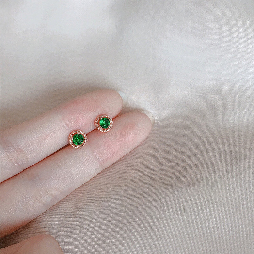 Khuyên Tai Hình Học Mini Màu Vàng/Bạc/Vàng Kim Kiểu Hình Học Ngọt Ngào Thanh Lịch Làm Quà Tặng Cho Bạn Gái