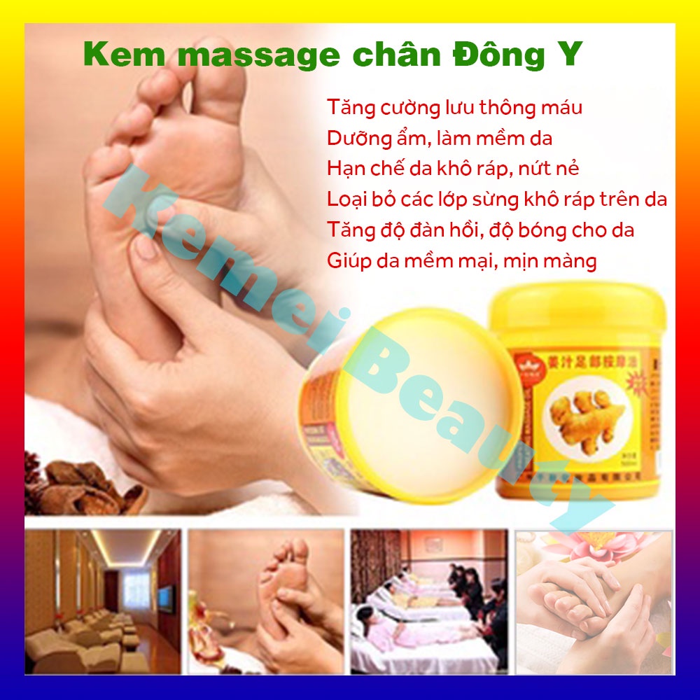 Kem massage chân Đông Y chuyên dùng cho các spa giúp đả thông kinh mạch tăng cường lưu thông máu - thư giản - giảm tress