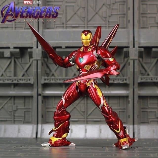 [Hàng có sẵn-Xả hàng, giá cực shock + Đèn Led] Mô hình Iron Man Mark SHFMK50 Nano - Avenger Infinity War