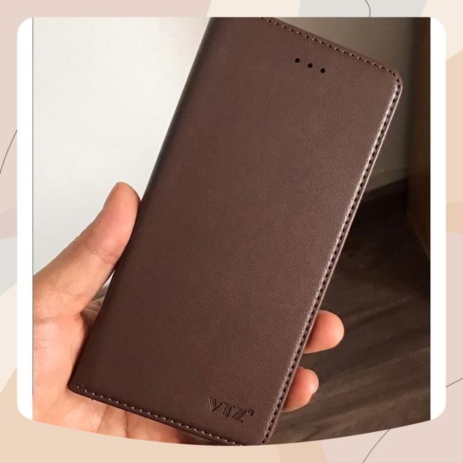 Bao Da Nắp Gập Oppo A15 Có Khe Nhét Thẻ