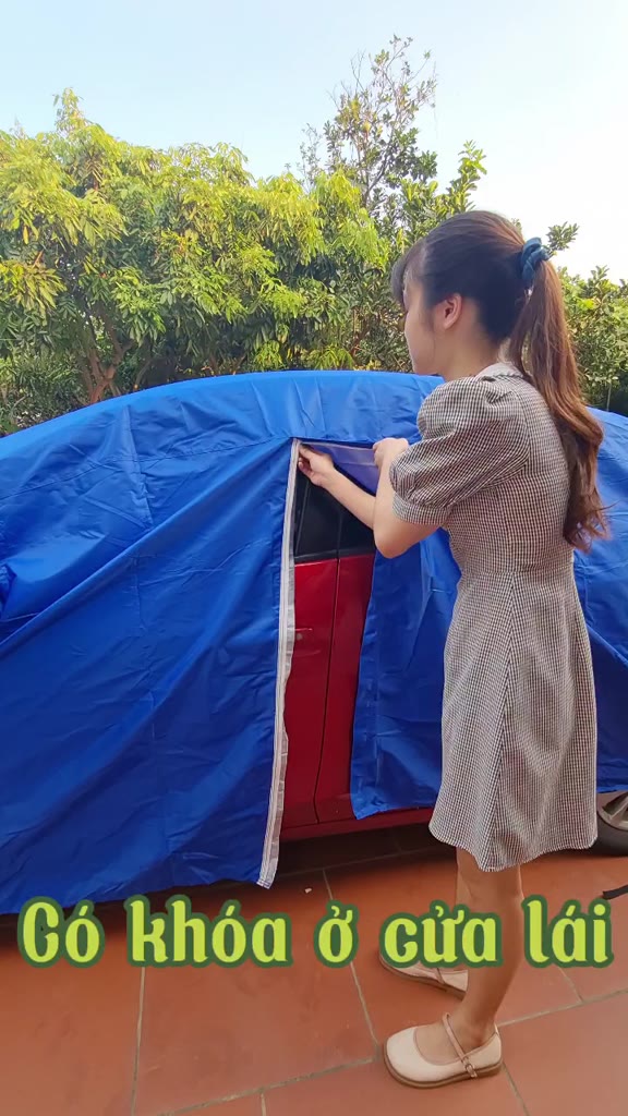 Bạt phủ ô tô vải Dù Oxford và bạt MINCAR