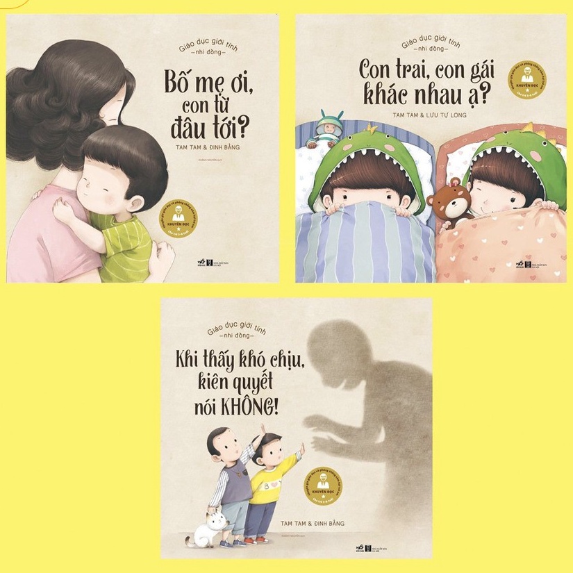 Sách - Bộ Giáo dục giới tính nhi đồng (03 cuốn)