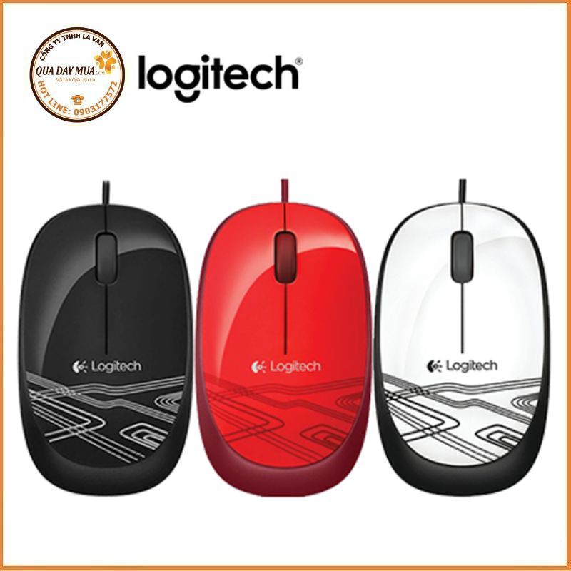 Chuột máy tính có dây Logitech Mouse M105 (Giao màu ngẫu nhiên)