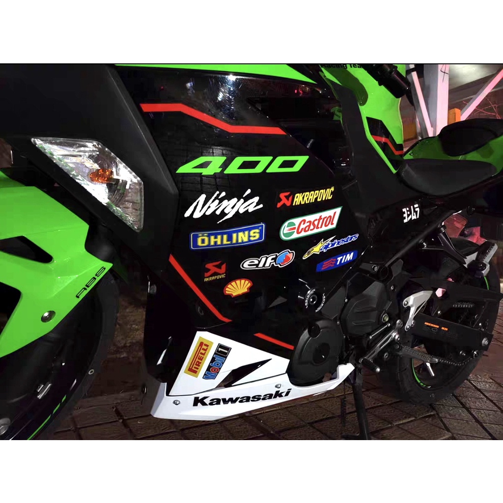 Phản chiếu Xe máy Nhãn dán Motul BANDAI Movistar OHLINS Trang trí đề can Xe máy Tạo kiểu Phụ kiện