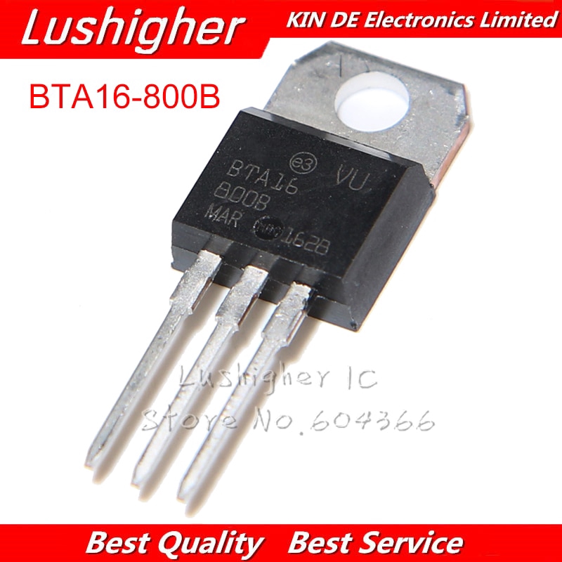 10 CÁI BTA16-800B TO220 BTA16-800 TO-220 BTA16 600V 16A mới nguyên bản