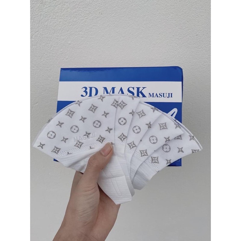 Khẩu Trang 3D Mask Kháng Khuẩn Masuji Xuân Lai Công Nghệ Nhật Bản Hộp 50 Chiếc Êm Tai Ôm Mặt | BigBuy360 - bigbuy360.vn
