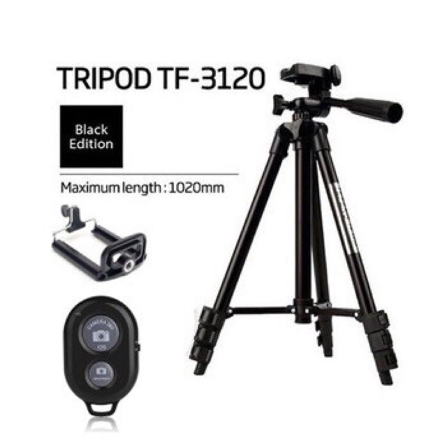 Giá Đỡ Điện Thoại Chụp Ảnh, Quay Tiktok, Chân Máy Tripod Cây Livestream Có Kẹp Chắc