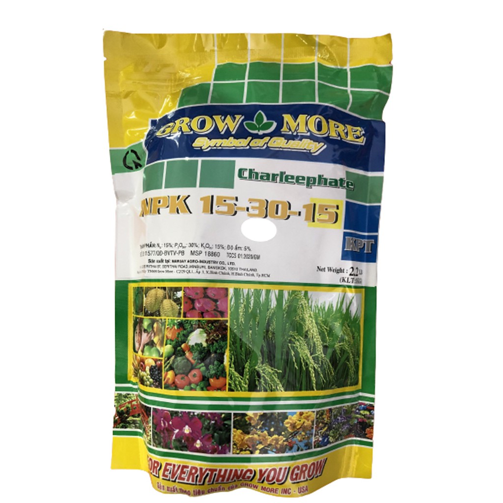 Phân Bón Lá Grow More Npk 15-30-15+Te - #005 100g