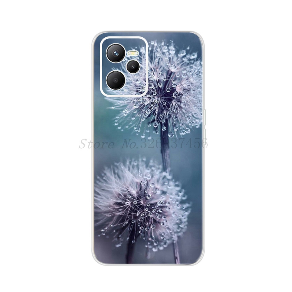 Ốp Điện Thoại Silicon Họa Tiết Bông Hoa Thời Trang Cho Oppo Realme C25 C25S C25Y C35 RealmeC25 RealmeC35