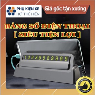 Bảng số điện thoại để trên ô tô + Để điện thoại