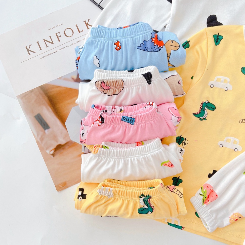 Bộ quần áo trẻ em dài tay AF KID Cối Xay Gió cho bé trai bé gái, vải lạnh cao cấp siêu co giãn, mềm mịn 6-19kg