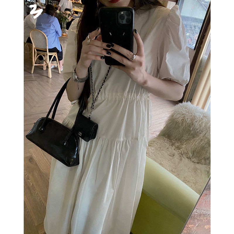 Váy học viện tay phồng ngọt ngào, đáng yêu của phụ nữ mùa hè 2021 mới mang phong cách vintage nhẹ nhàng của phụ nữ "xuất xưởng trong vòng 15 ngày" | BigBuy360 - bigbuy360.vn