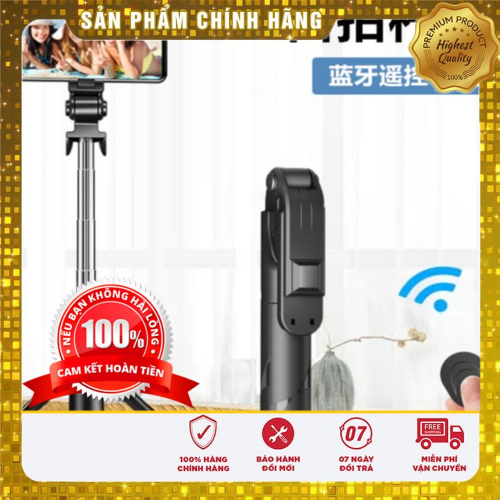 Gậy Chụp Ảnh Tự Sướng 3 in 1, Bluetooth ,Chân Đa Năng, Selfie, Livestream | BigBuy360 - bigbuy360.vn