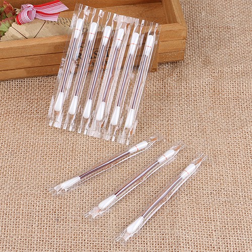[Hàng mới về] Bộ 5 tăm bông cotton khử trùng dùng 1 lần tiện dụng cho các hoạt động ngoài trời