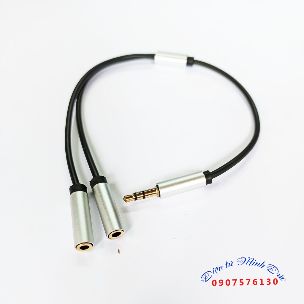 Audio Cable - Cable 3.5mm to 2 3.5 mm flemale - Dây Chia 3.5 Ly