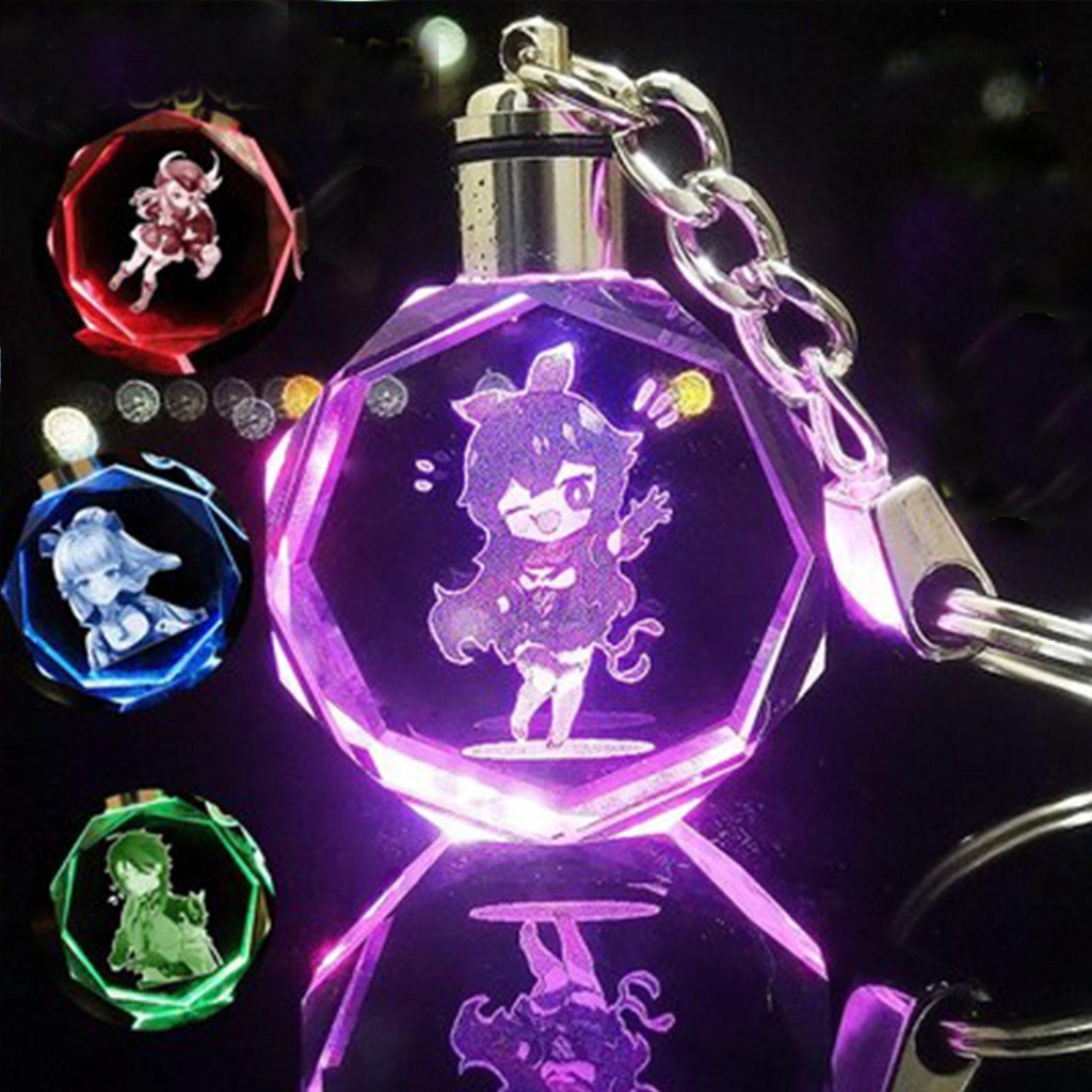 Borag Genshin Va Chạm Anime Lover Klee Wendy Có Đèn LED Trang Trí Unisex