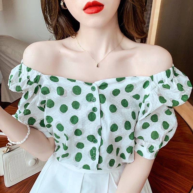 MS128 ÁO SƠ MI CÔNG SỞ NỮ HOẠ TIẾT BI