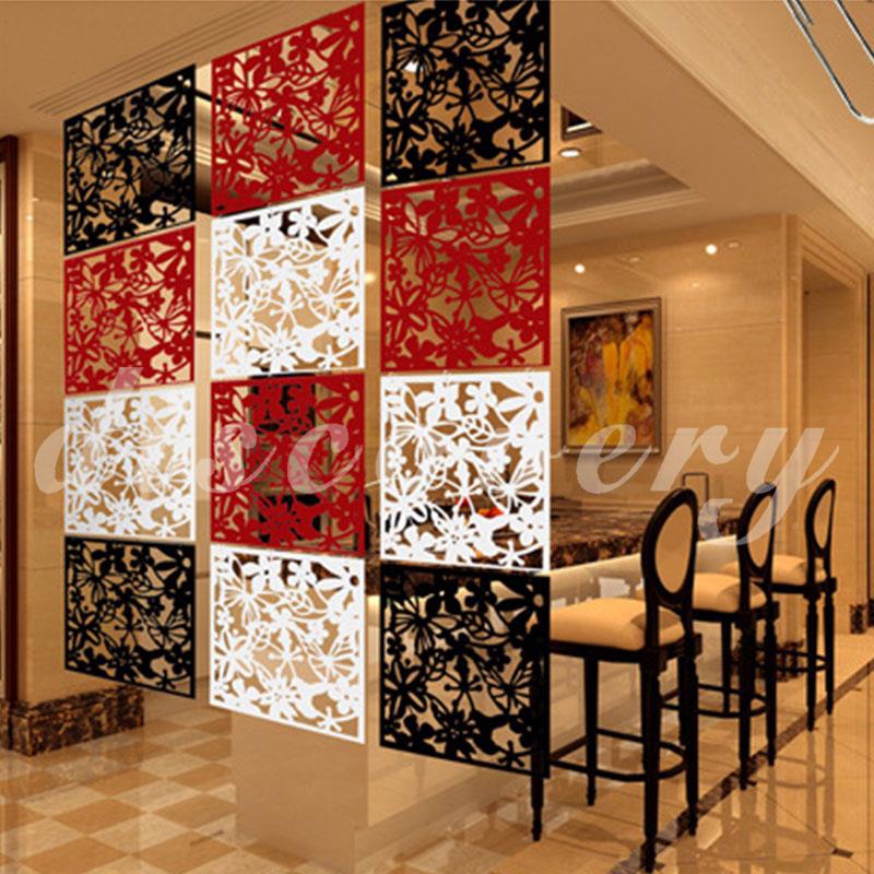 Hollow Screens, Entrance Partitions, Hanging Screens, Room Partition Curtains With Simple Floral Patterns