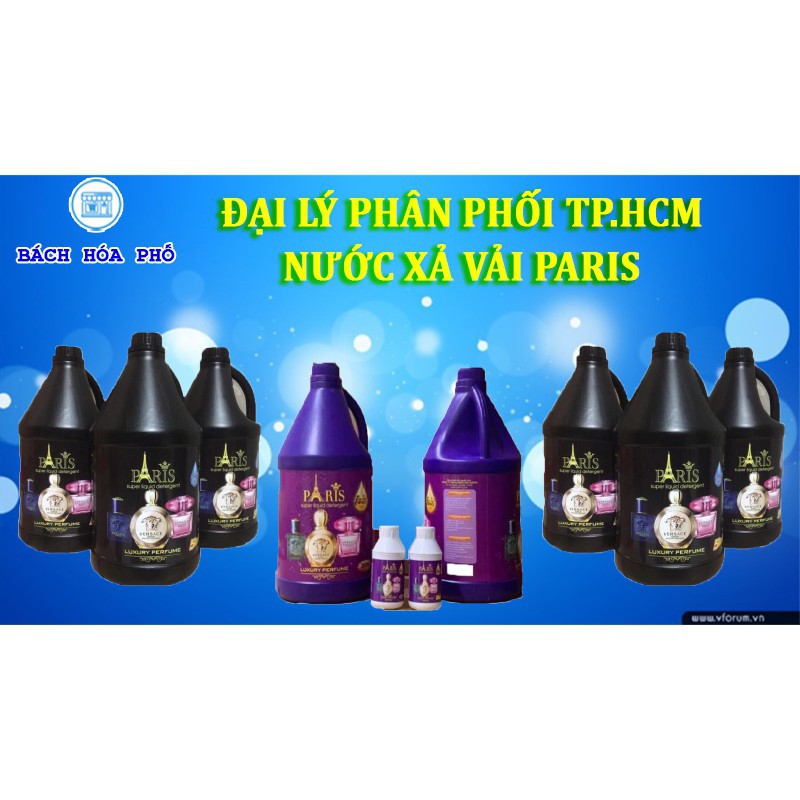 NƯỚC GIẶT HƯƠNG NƯỚC HOA PARIS 3600ML