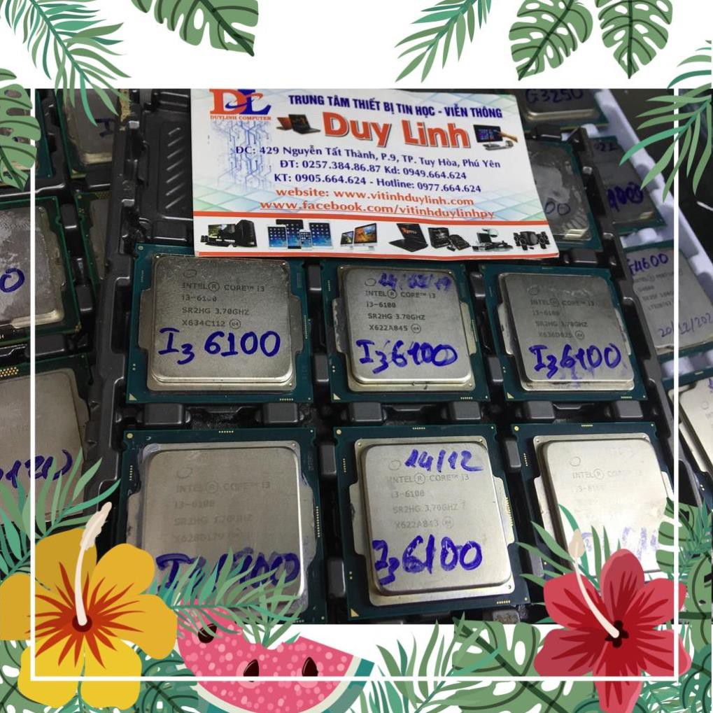 CPU intel core i3 6098P / i3 6100 / i3 7100/ i3 7350K socket 1151 tặng kèm keo tản nhiệt