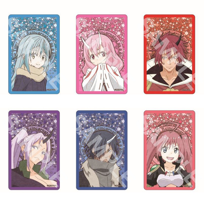 (1 tấm) Ảnh card bo góc in hình Tensei shitara Slime Datta Ken ver NOUVEAU Chuyển Sinh Thành Slime thẻ bo viền 5*8cm #