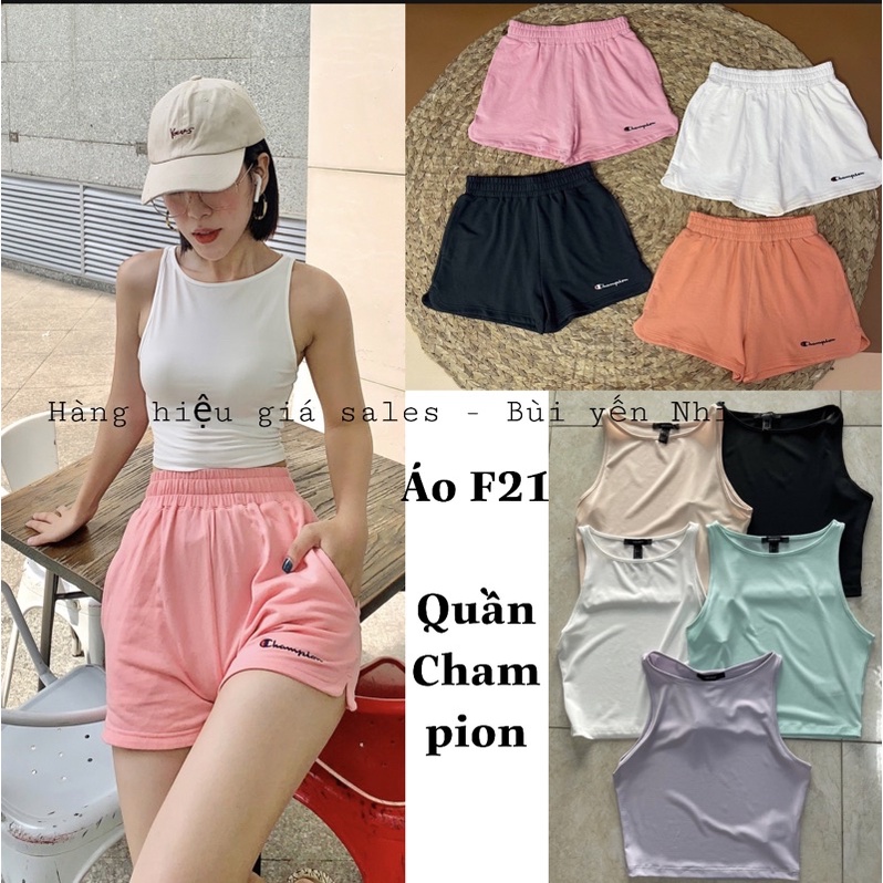 Áo ba lỗ F21 vải trơn