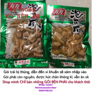 HÀNG SẴN - chân gà yuyu muối cay 210gr