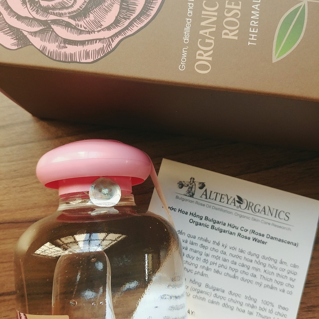 Nước Hoa Hồng Đỏ Hữu Cơ Alteya Organics Rose Water