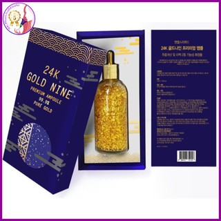Serum 24K Gold Nine tinh chất vàng dưỡng da cấp ẩm và ngăn ngừa lão hóa 100ml Hàn Quốc