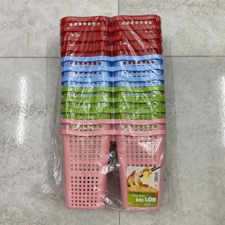 Ống Đựng Đũa Đôi Nhựa Size Lớn