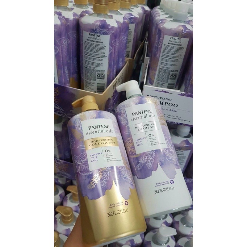 set gội xả Pantene Essential Oil Lavender