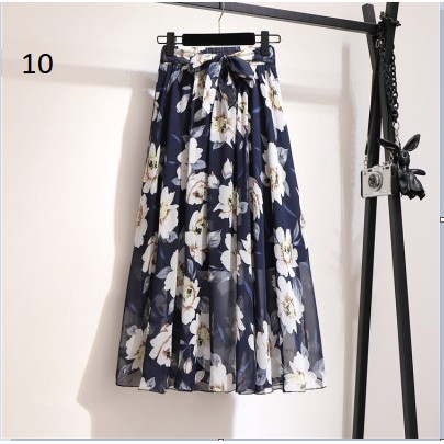 Chân váy hoa dáng dài chất liệu chiffon nhiều màu đẹp hàng  có sẵn- Miễn phí vận chuyển từ 50k chân váy hoa nhí | BigBuy360 - bigbuy360.vn