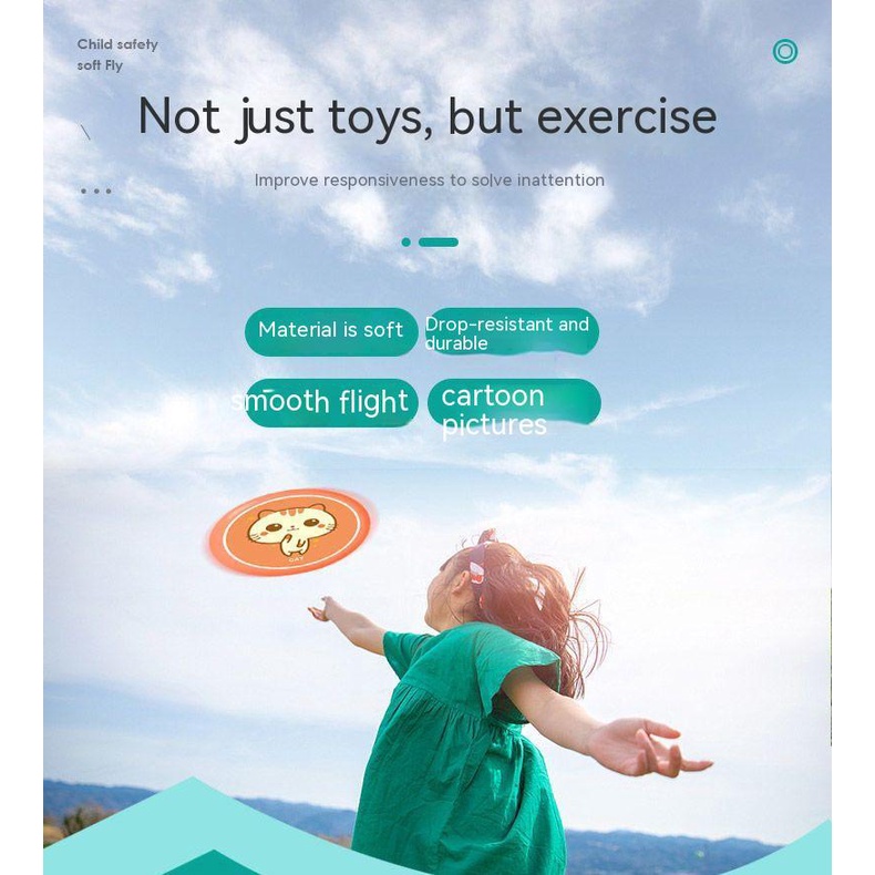 Đĩa Xốp Tròn Cạnh Mềm Hình Khủng Long Đa Ứng Dụng