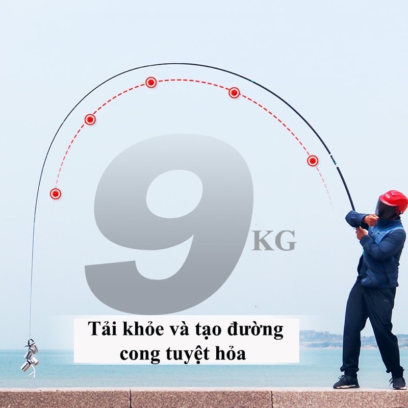 Cần Câu Tay ChuangWei Lăng Thiên Đại Ngư - Cần Săn Hàng - Câu Đài Cảm Giác Mạnh - CW01 hot