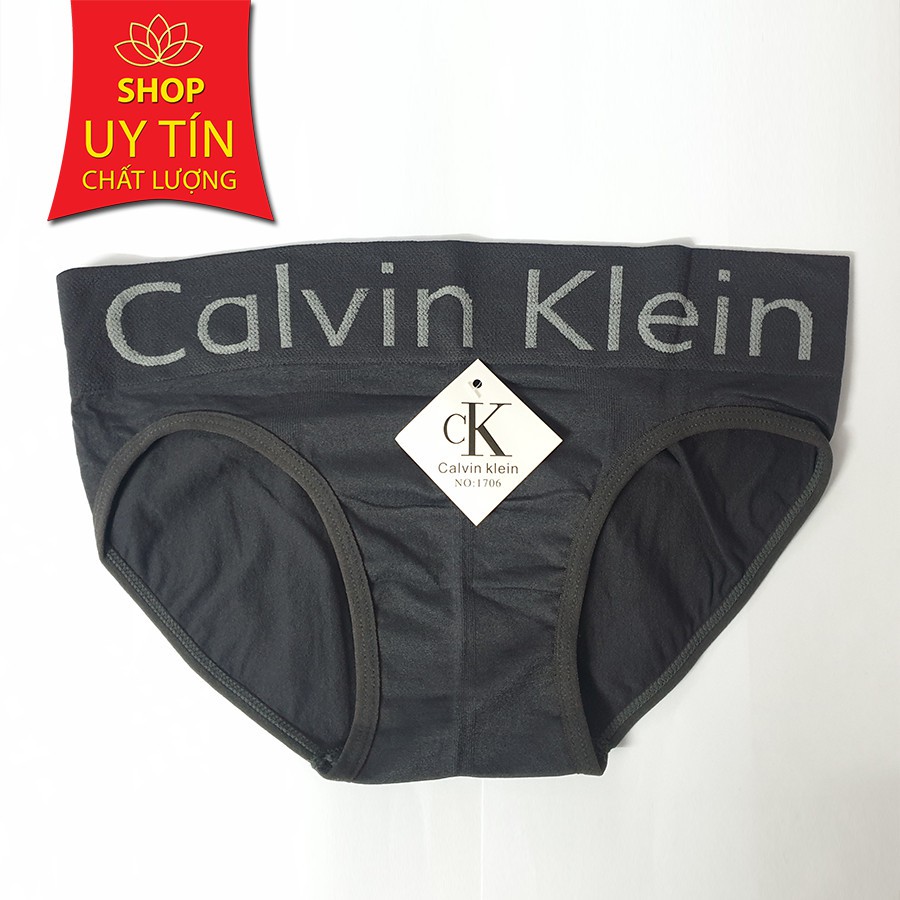 Quần sịp nam cạp to trơn cao cấp Calvin Klein Chính Hãng Thoáng Mát Co giãn đa chiều