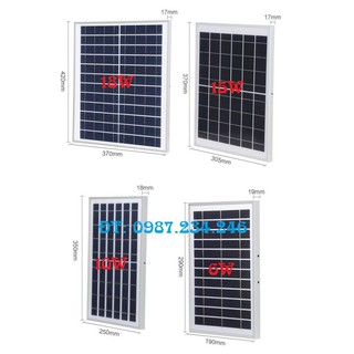SALE OFF -  Tấm Pin năng lượng mặt trời POLY 6V 8W khung + giá đỡ nhôm chắc chắn