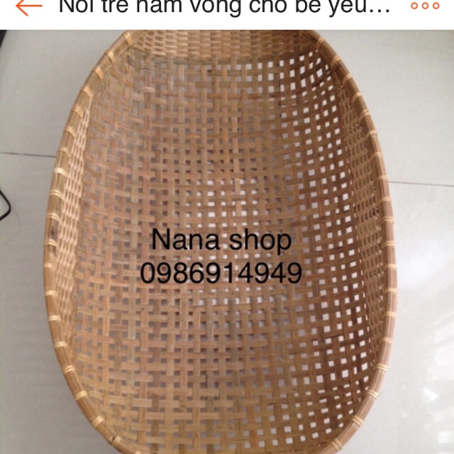 Nôi tre nằm võng