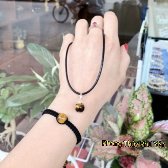 Vòng Tay + Vòng Cổ Mix Đá Phong Thủy ( thông báo size cổ tay )