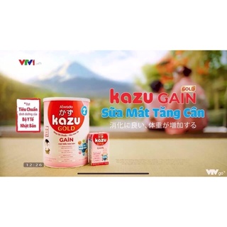 Sữa bột kazu gold gain lon 810g 0+, 1+, 2+