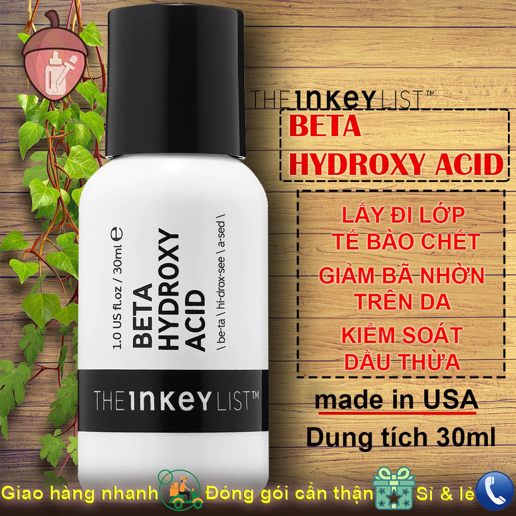 Tinh Chất Tẩy Da Chết The Inkey List Beta Hydroxy Acid