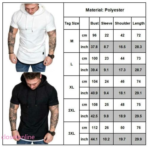 Áo thun hoodie tay ngắn thời trang nam thể thao năng động | BigBuy360 - bigbuy360.vn