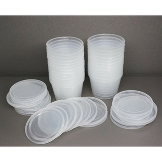 50 Cốc caramen nhựa kèm nắp ( nhập mã SPE72550 được hoàn 10k xu nhé)