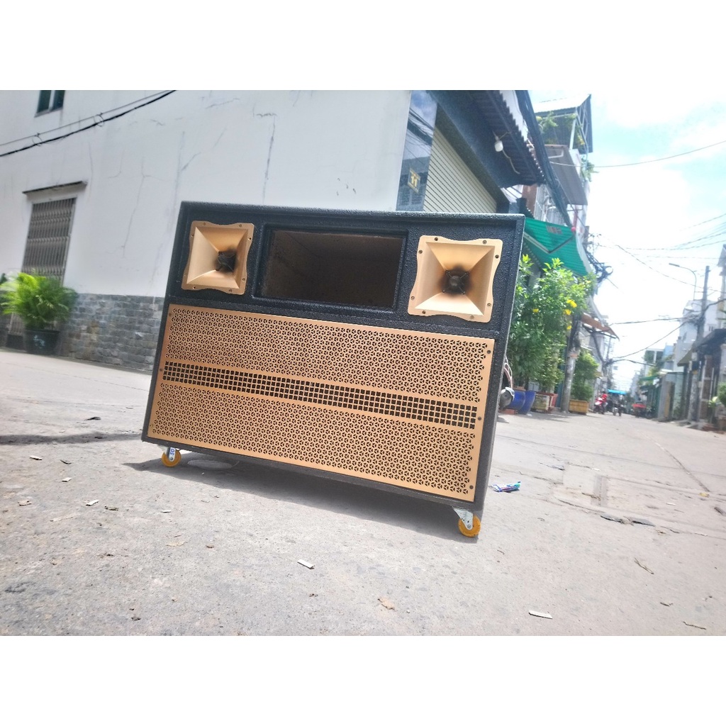 Vỏ thùng dùng mạch loa kéo khủng long 2 bass 30 đôi fun phụ kiện