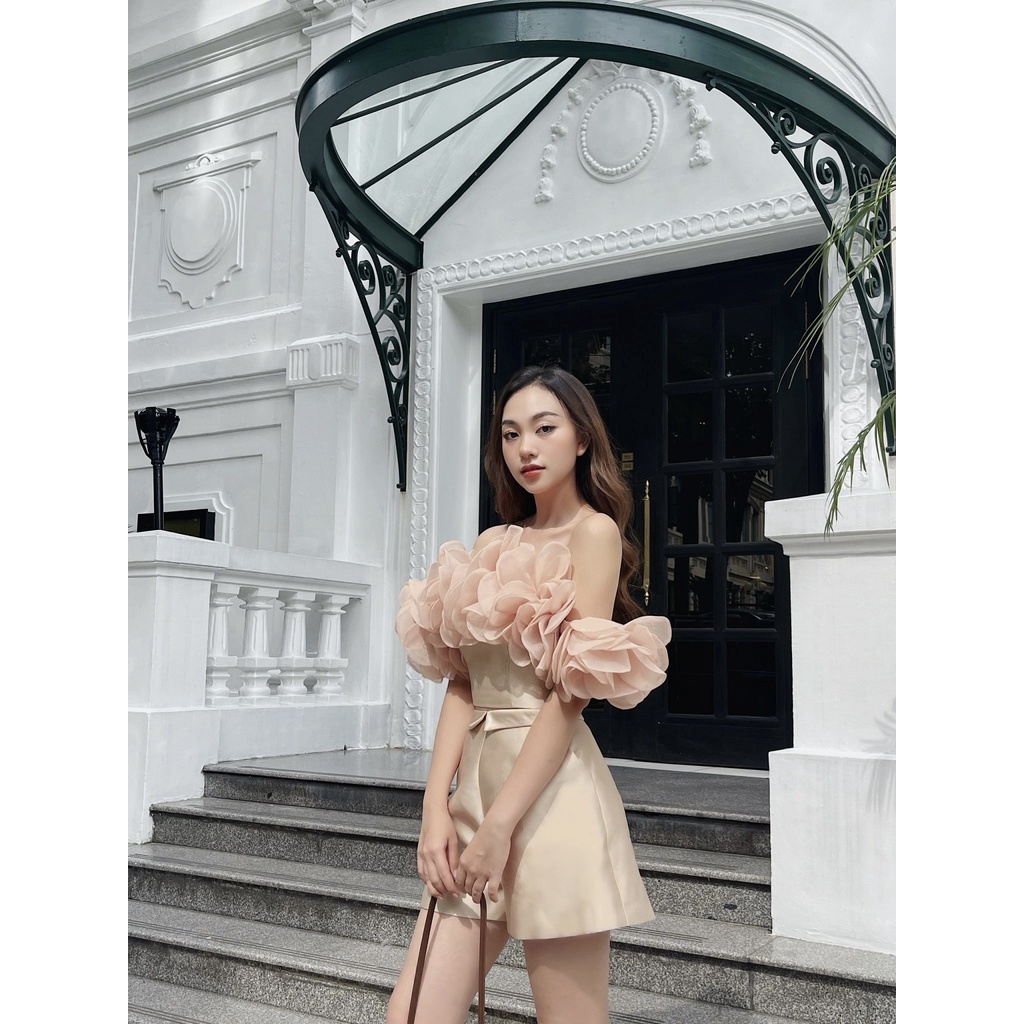 Quần short cạp cao -  Follose High Waisted Shorts - Achelois