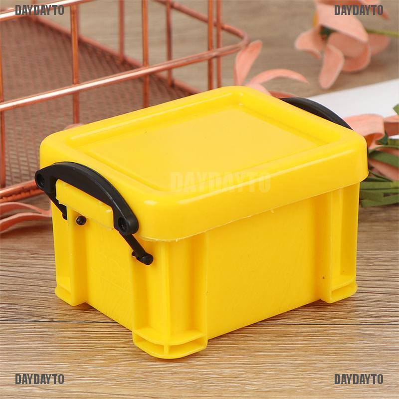 Hộp Mini Đựng Đồ Dùng Có Khóa Màu Sắc Ngọt Ngào Tiện Dụng