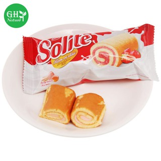 Bánh Solite Kinh Đô. Bánh bông lan cuộn bơ sữa Hộp 360g (20 gói x18g)