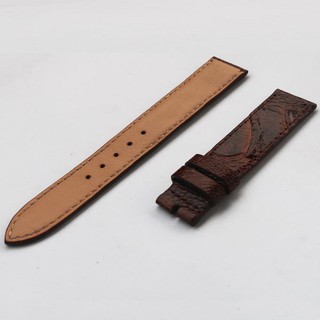 Dây Đồng Hồ Da Đà Điểu (Nâu S2)