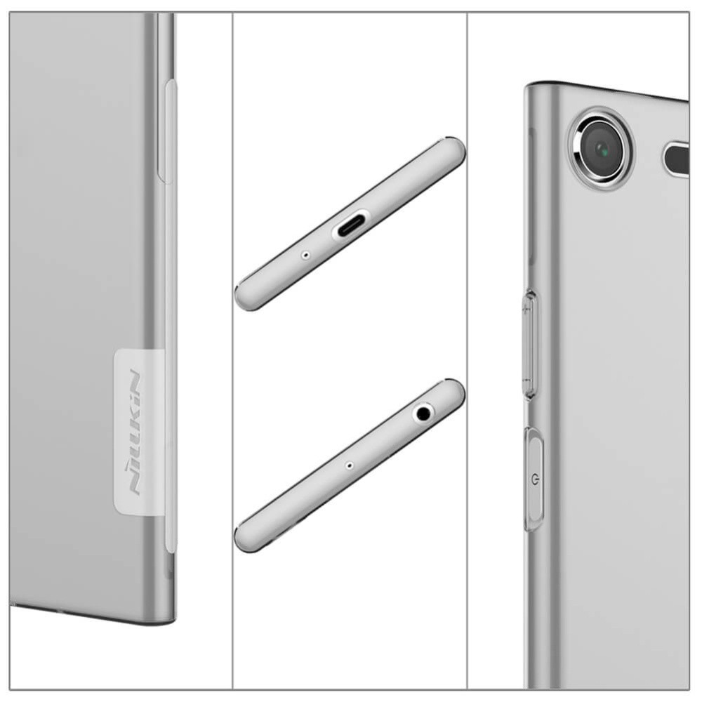 ốp lưng silicon trong suốt cho sony xperia xz1- nillkin