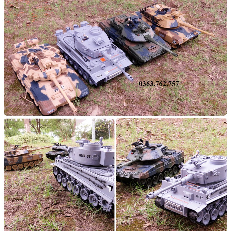 Xe tăng điểu khiển M1A2, T-90, Leopard 2A6, Tiger