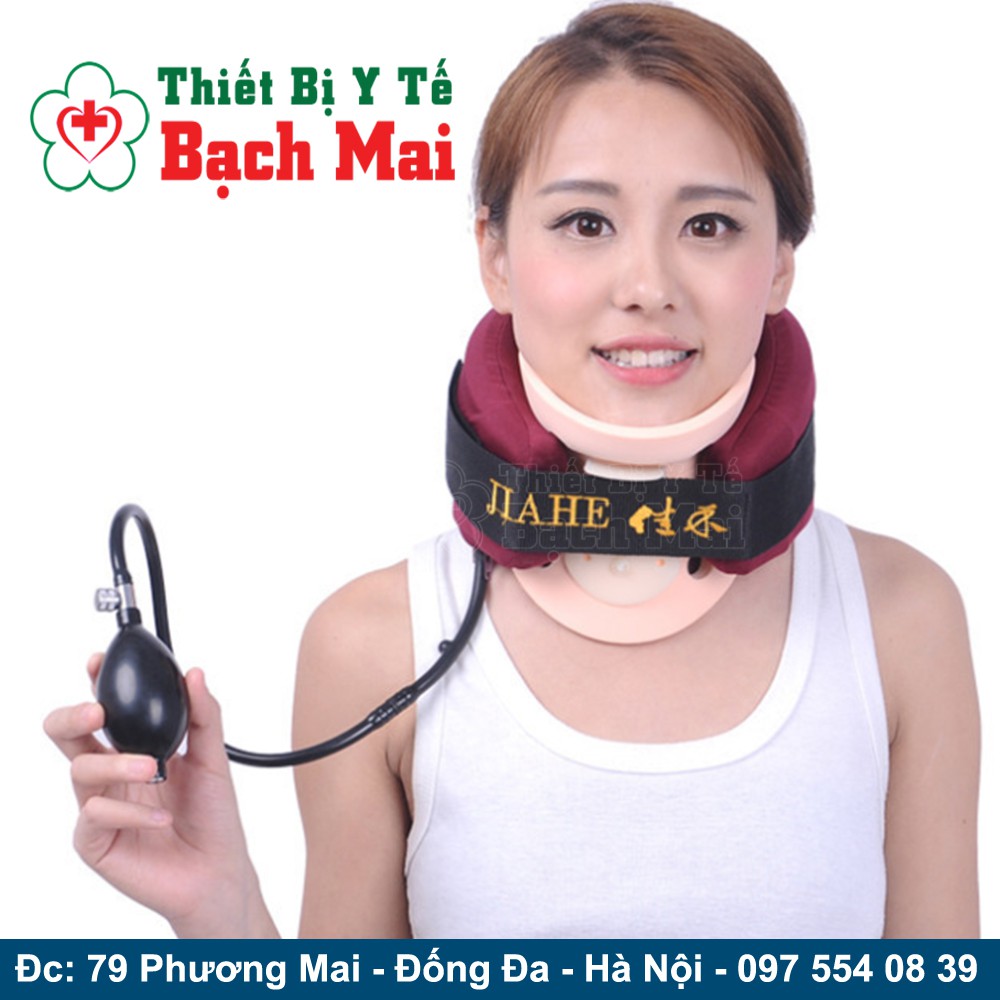 Đai Hơi Điều Trị Kéo Giãn Cột Sống Cổ Thoát Vị, Thoái Hóa Cổ JQB08